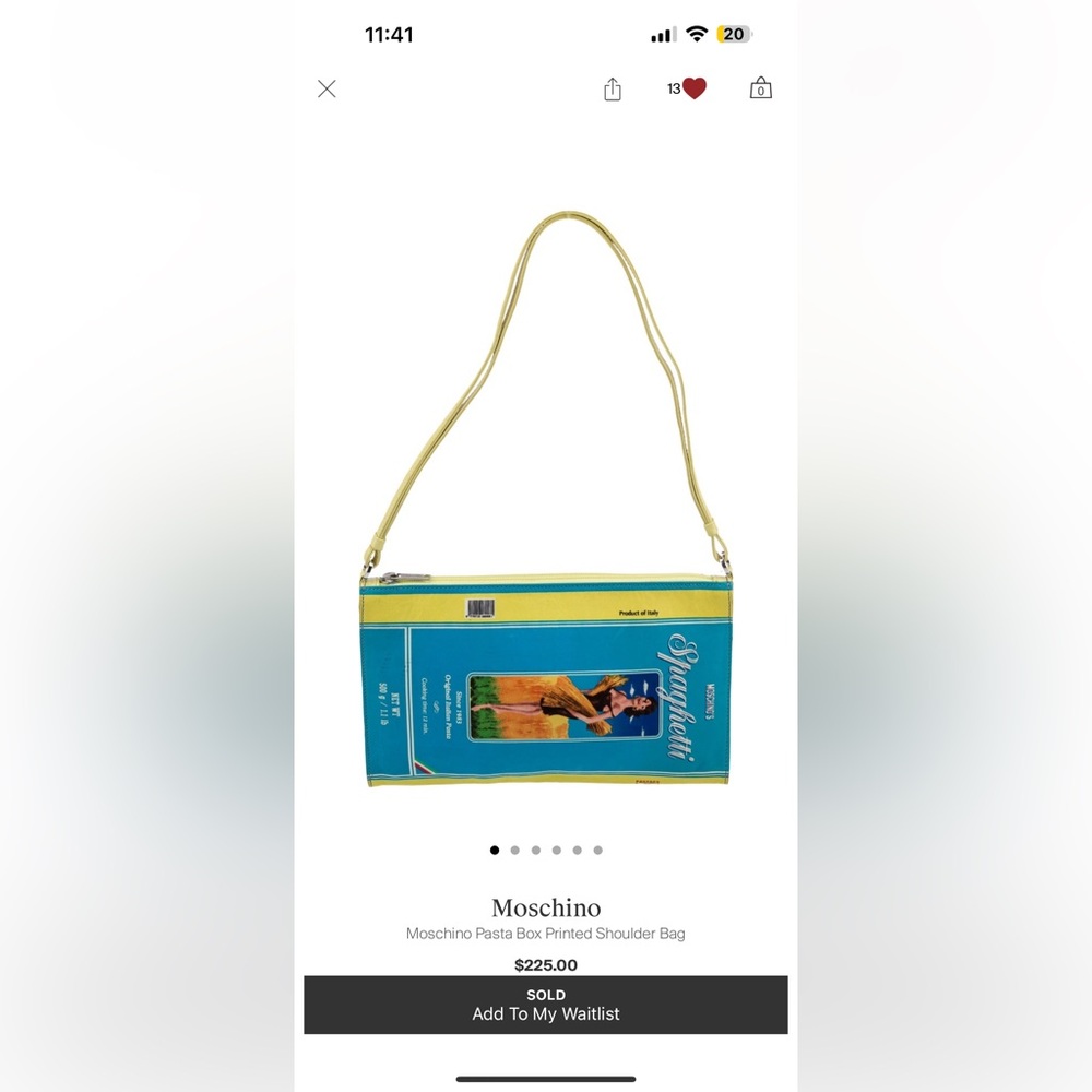 Moschino Pre-Jeremy Scott era Spaghetti box bag - Picture 13 of 13